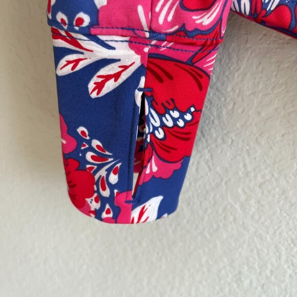 Sigrid Olsen Full Zip Light Golf/Tennis Jacket Sz Small Floral Print Vacation - Picture 7 of 8